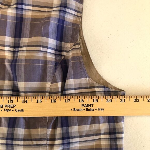 NWT! Christopher & Banks Size L Reversible Hooded Zip Front Vest - Picture 12 of 16